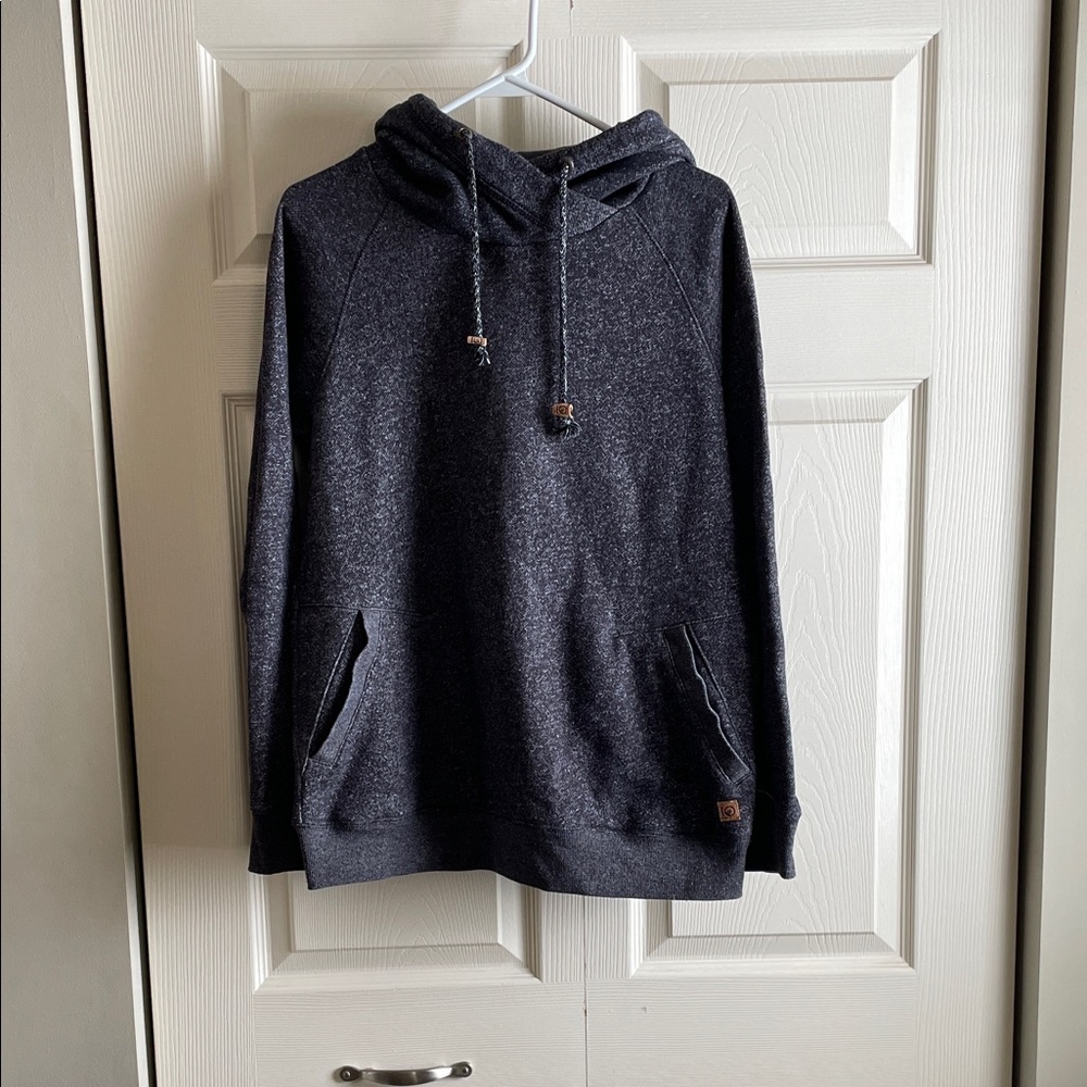 tentree Dark Heather Charcoal Pullover Hoodie